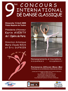 8&egrave;me Concours International de Danse Classique de Toulon