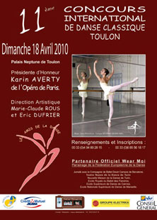 10&egrave;me Concours International de Danse Classique de Toulon