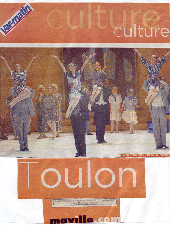 Casse Noisette &agrave; l'op&eacute;ra de toulon provence m&eacute;diterran&eacute;e