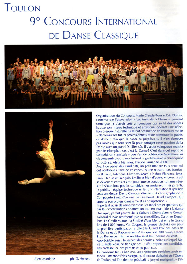 Concours International de danse classique de Toulon