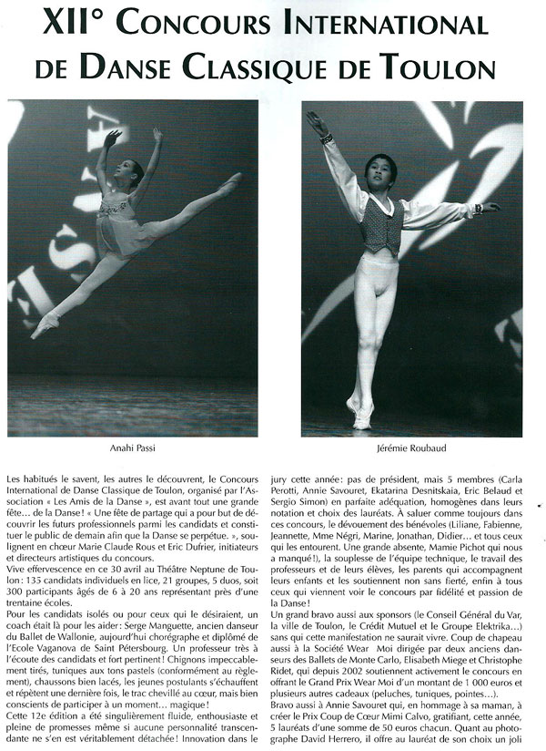 Concours International de Danse de Toulon