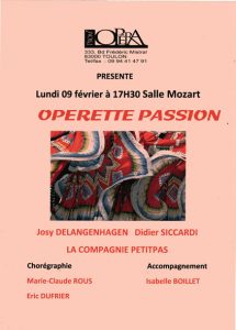 Operette passion février 2009