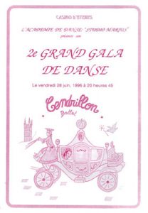 Gala Cendrillon juin 1996