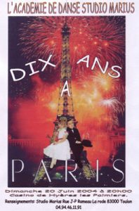 Gala Dix ans à Paris (20 juin 2004)