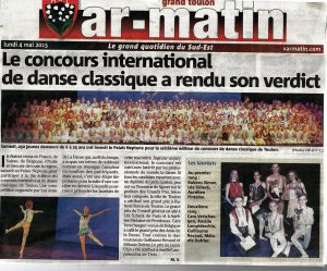 VarMatin 04 mai 2015 Le concours de danse de Toulon