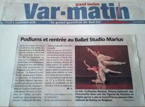 Var Matin La rentrée du Ballet Studio Marius