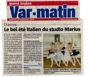 Var Matin du 10 septembre 2010