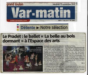 Article Var Matin du 15 novembre 2013