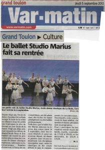 Var Matin du 05 septembre 2013