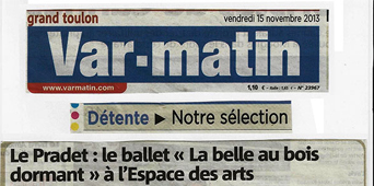 Le ballet La belle au bois dormant à l'Espace des Arts