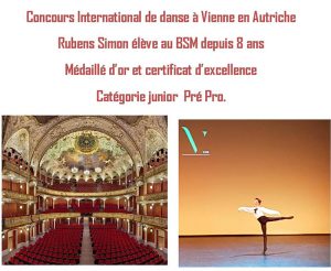 Rubens Simon au concours international de danse de Vienne