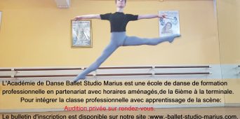 AUDITION BALLET STUDIO MARIUS 2020/2021