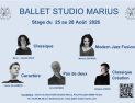 STAGE DU 25 AU 28 AOUT 2026