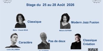 STAGE DU 25 AU 28 AOUT 2026